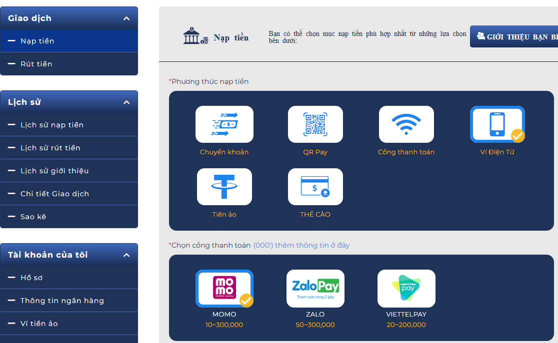 Hướng dẫn Nạp Tiền nhà cái VND88 - Thao tác đơn giản và an toàn Hướng dẫn Nạp Tiền nhà cái VND88 - Thao tác đơn giản và an toàn